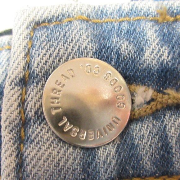 UNIVERSAL THREAD High Rise Denim Jean Midi Skirt Womens/Junior 17 Light Wash NWT - Picture 5 of 15